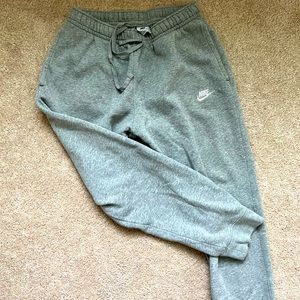 Unisex kids, medium Nike, gray sweatpants